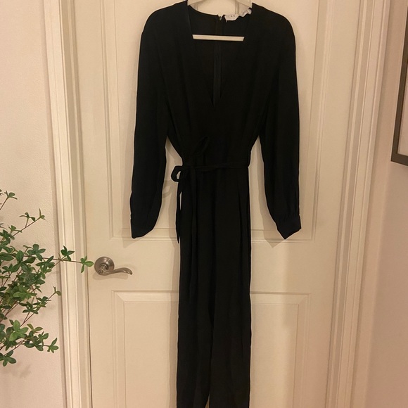 IRO Jumpsuit Black Julliaca One Piece Womens Size 40 $723 - Picture 3 of 7